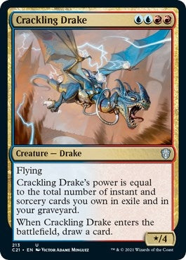 Image for Crackling Drake (213) [Commander 2021]