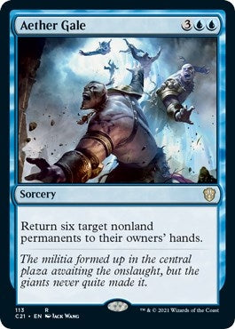 Image for Aether Gale (113) [Commander 2021]