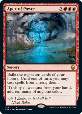 Image for Apex of Power (158) [Commander 2021]