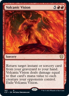 Image for Volcanic Vision (182) [Commander 2021]