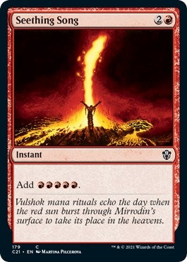 Image for Seething Song (179) [Commander 2021]