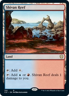 Image for Shivan Reef (316) [Commander 2021]