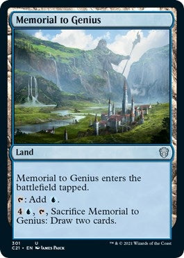 Image for Memorial to Genius (301) [Commander 2021]