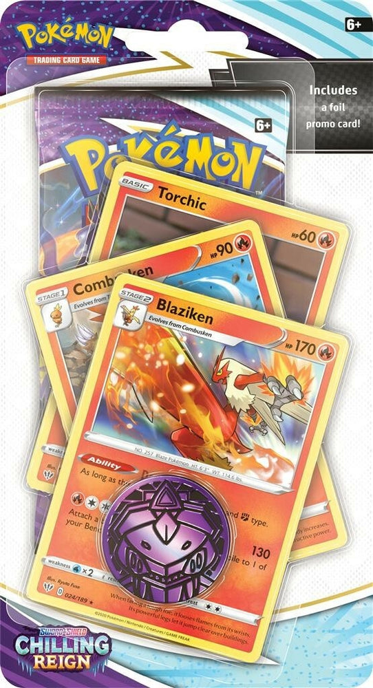 Image for Chilling Reign Premium Checklane Blister [Blaziken] [SWSH06: Chilling Reign]