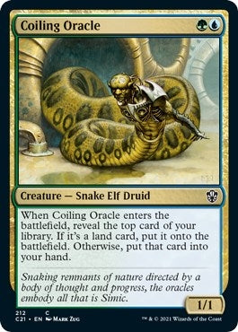 Image for Coiling Oracle (212) [Commander 2021]