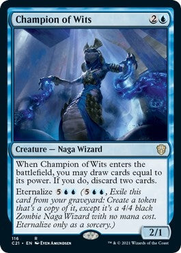 Image for Champion of Wits (116) [Commander 2021]