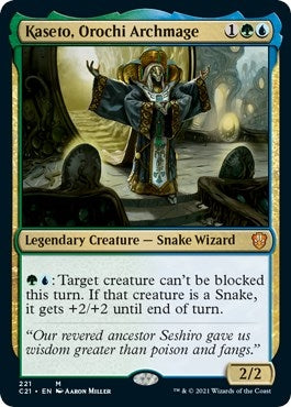 Image for Kaseto, Orochi Archmage (221) [Commander 2021]
