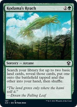 Image for Kodama's Reach (197) [Commander 2021]