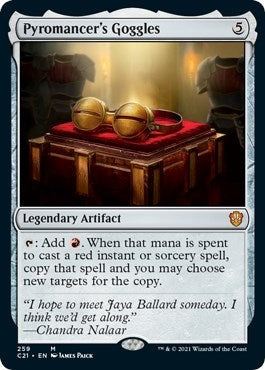 Image for Pyromancer's Goggles (259) [Commander 2021]