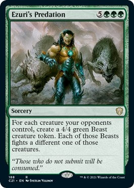 Image for Ezuri's Predation (188) [Commander 2021]