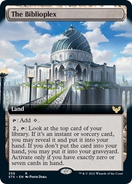 Image for The Biblioplex (Extended Art) (359) [Strixhaven: School of Mages]