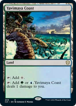 Image for Yavimaya Coast (409) [Commander 2021]