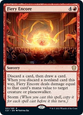 Image for Fiery Encore (51) [Commander 2021]