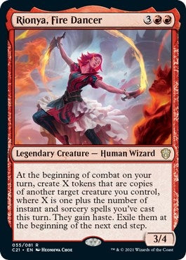 Image for Rionya, Fire Dancer (55) [Commander 2021]