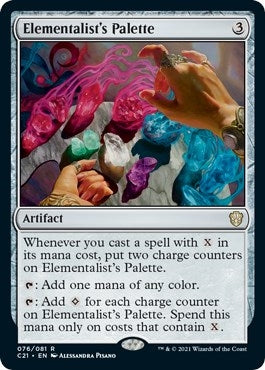 Image for Elementalist's Palette (76) [Commander 2021]