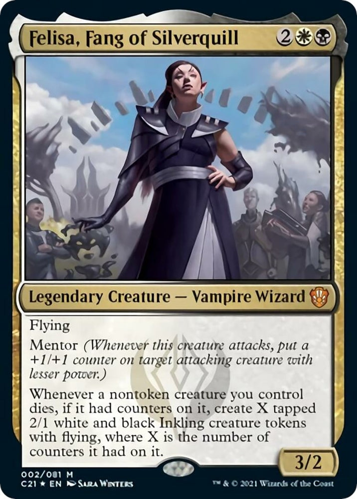 Image for Felisa, Fang of Silverquill (2) [Commander 2021]