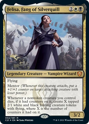 Image for Felisa, Fang of Silverquill (2) [Commander 2021]