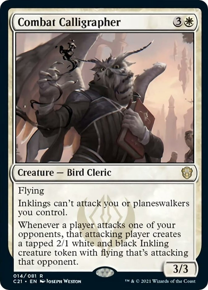 Image for Combat Calligrapher (14) [Commander 2021]