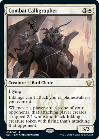 Image for Combat Calligrapher (14) [Commander 2021]