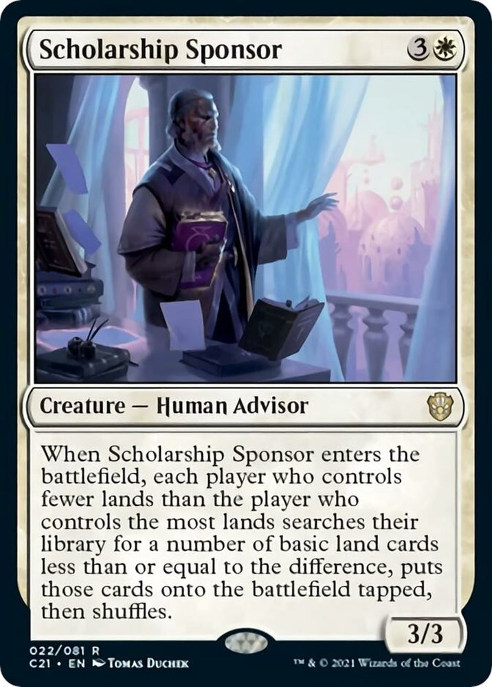 Image for Scholarship Sponsor (22) [Commander 2021]