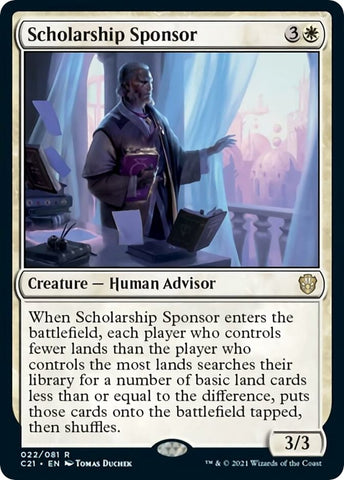 Image for Scholarship Sponsor (22) [Commander 2021]