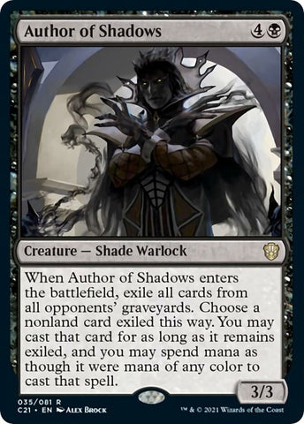 Image for Author of Shadows (35) [Commander 2021]