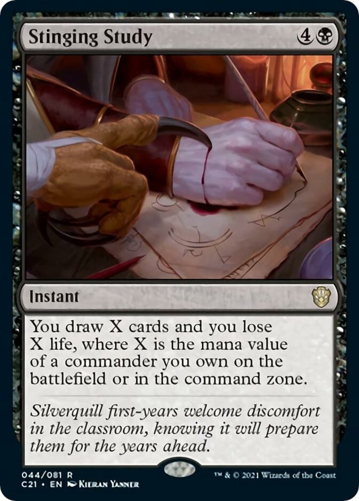 Image for Stinging Study (44) [Commander 2021]
