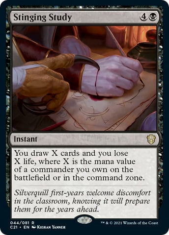 Image for Stinging Study (44) [Commander 2021]