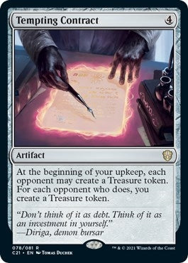 Image for Tempting Contract (78) [Commander 2021]