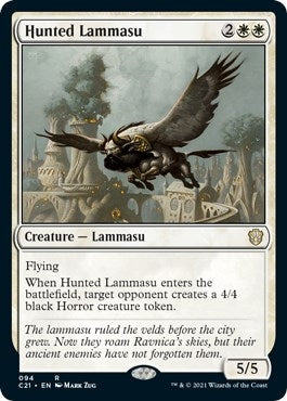 Image for Hunted Lammasu (94) [Commander 2021]