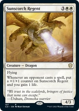 Image for Sunscorch Regent (107) [Commander 2021]