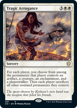 Image for Tragic Arrogance (109) [Commander 2021]
