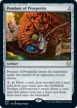 Image for Pendant of Prosperity (256) [Commander 2021]