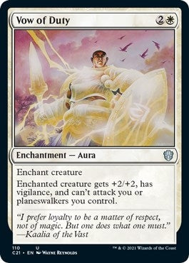 Image for Vow of Duty (110) [Commander 2021]