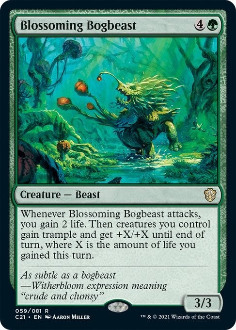 Image for Blossoming Bogbeast (59) [Commander 2021]