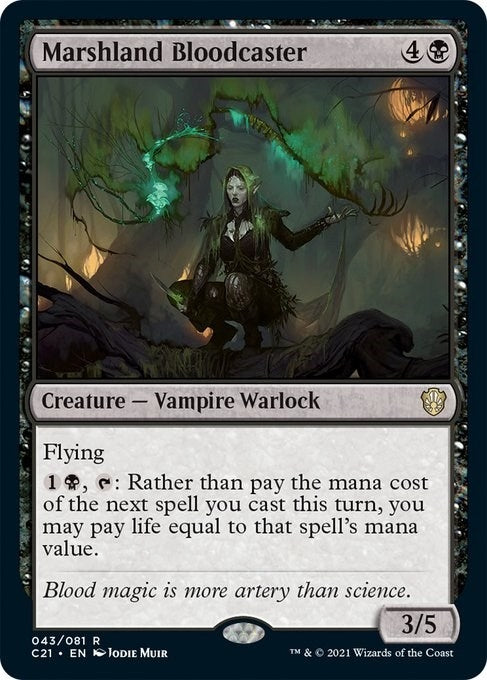 Image for Marshland Bloodcaster (43) [Commander 2021]