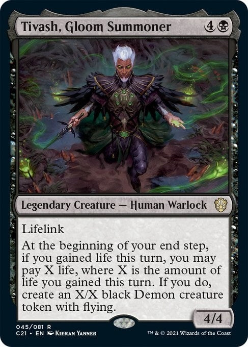 Image for Tivash, Gloom Summoner (45) [Commander 2021]