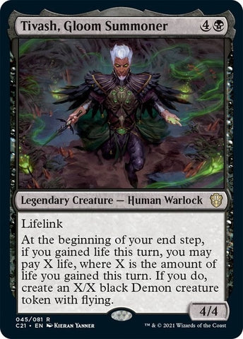 Image for Tivash, Gloom Summoner (45) [Commander 2021]