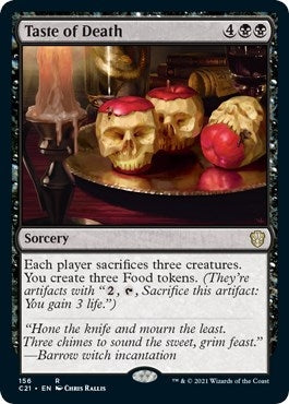 Image for Taste of Death (156) [Commander 2021]