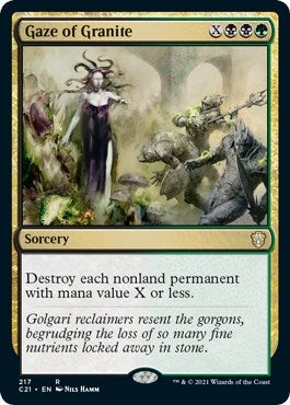 Image for Gaze of Granite (217) [Commander 2021]