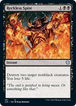 Image for Reckless Spite (151) [Commander 2021]