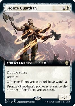 Image for Bronze Guardian (Extended Art) (340) [Commander 2021]