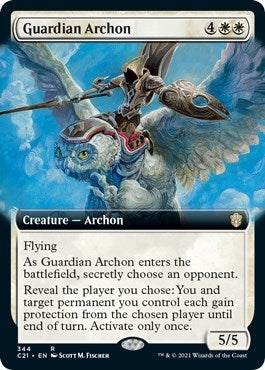 Image for Guardian Archon (Extended Art) (344) [Commander 2021]