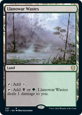 Image for Llanowar Wastes (297) [Commander 2021]