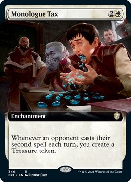 Image for Monologue Tax (Extended Art) (346) [Commander 2021]