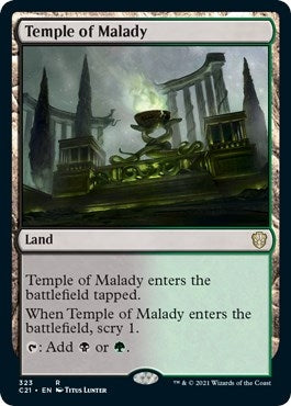Image for Temple of Malady (323) [Commander 2021]