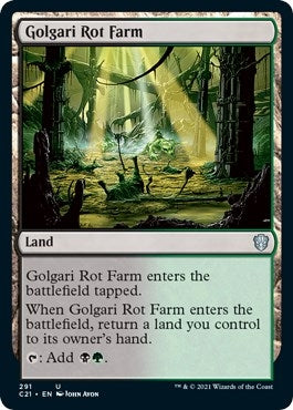 Image for Golgari Rot Farm (291) [Commander 2021]
