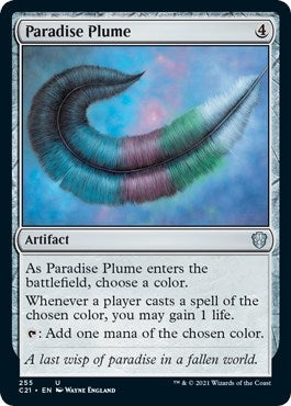 Image for Paradise Plume (255) [Commander 2021]