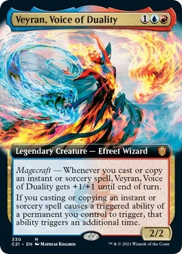 Image for Veyran, Voice of Duality (Extended Art) (330) [Commander 2021]