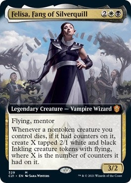 Image for Felisa, Fang of Silverquill (Extended Art) (329) [Commander 2021]